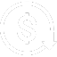 Cost Reduction Icon White